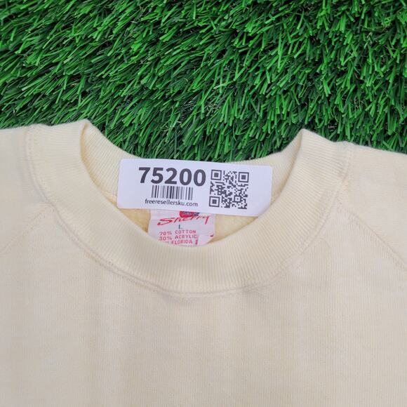 Vintage 80s Denver Sweatshirt Womens Medium 19x23 Yellow - Picture 12 of 14